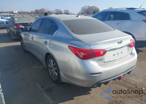 2017 Infiniti Q50 2.0T Premium from USA, damaged, VIN JN1CV7ARXHM681196